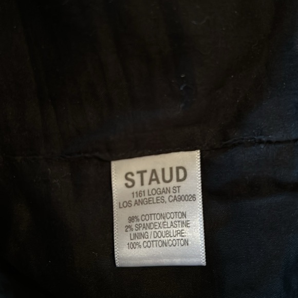 SSENSE NEW  STAUD “Kai” black halter top 2 - Picture 13 of 16